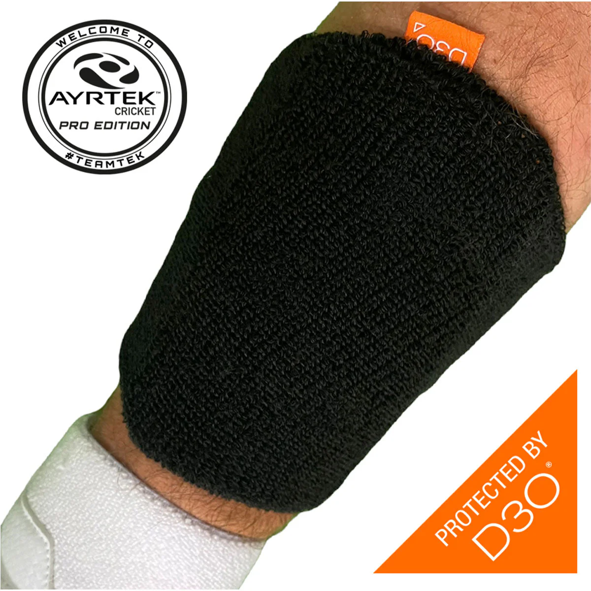 Ayrtek Jumbo PRO Hybrid Cricket Sweatband - Image 3