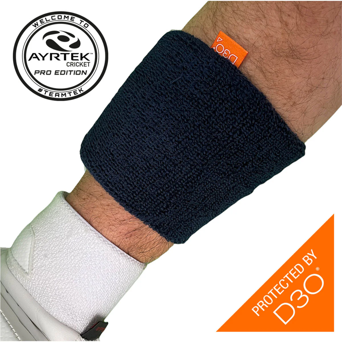 Ayrtek Stubby PRO Hybrid Cricket Sweatband - Image 3