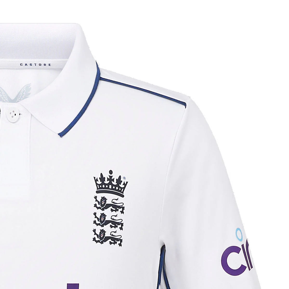ECB Test Replica Short Sleeve Junior Shirt - 2024 - Image 6