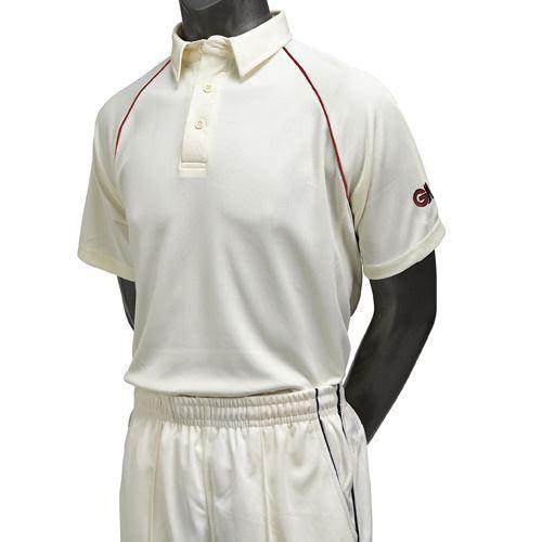 Gunn & Moore Premier Club Short Sleeve Junior Cricket Shirt - Image 3
