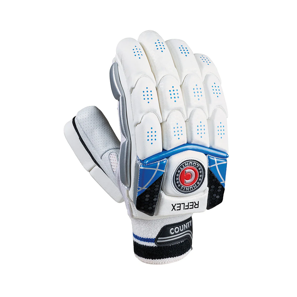 Hunts County Reflex Cricket Batting Gloves - Image 2