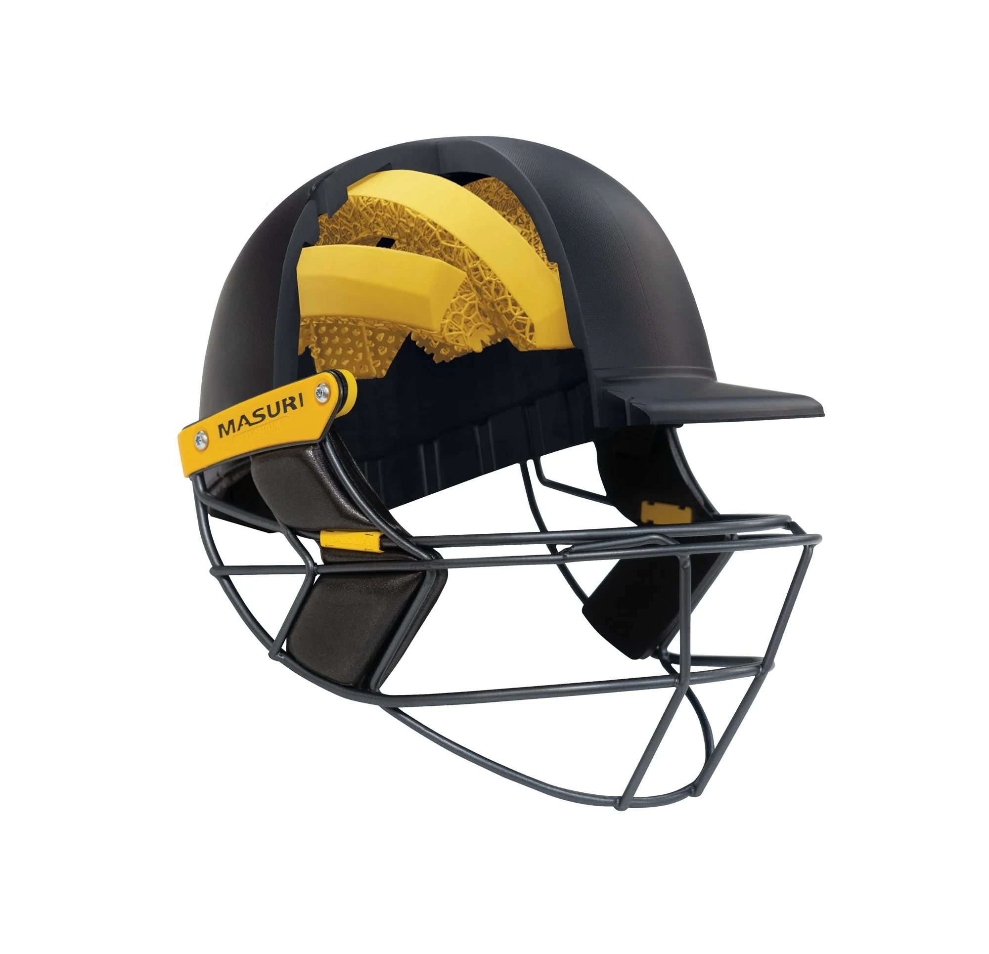 Masuri TF3D Pro E-Line Titanium Senior Cricket Helmet