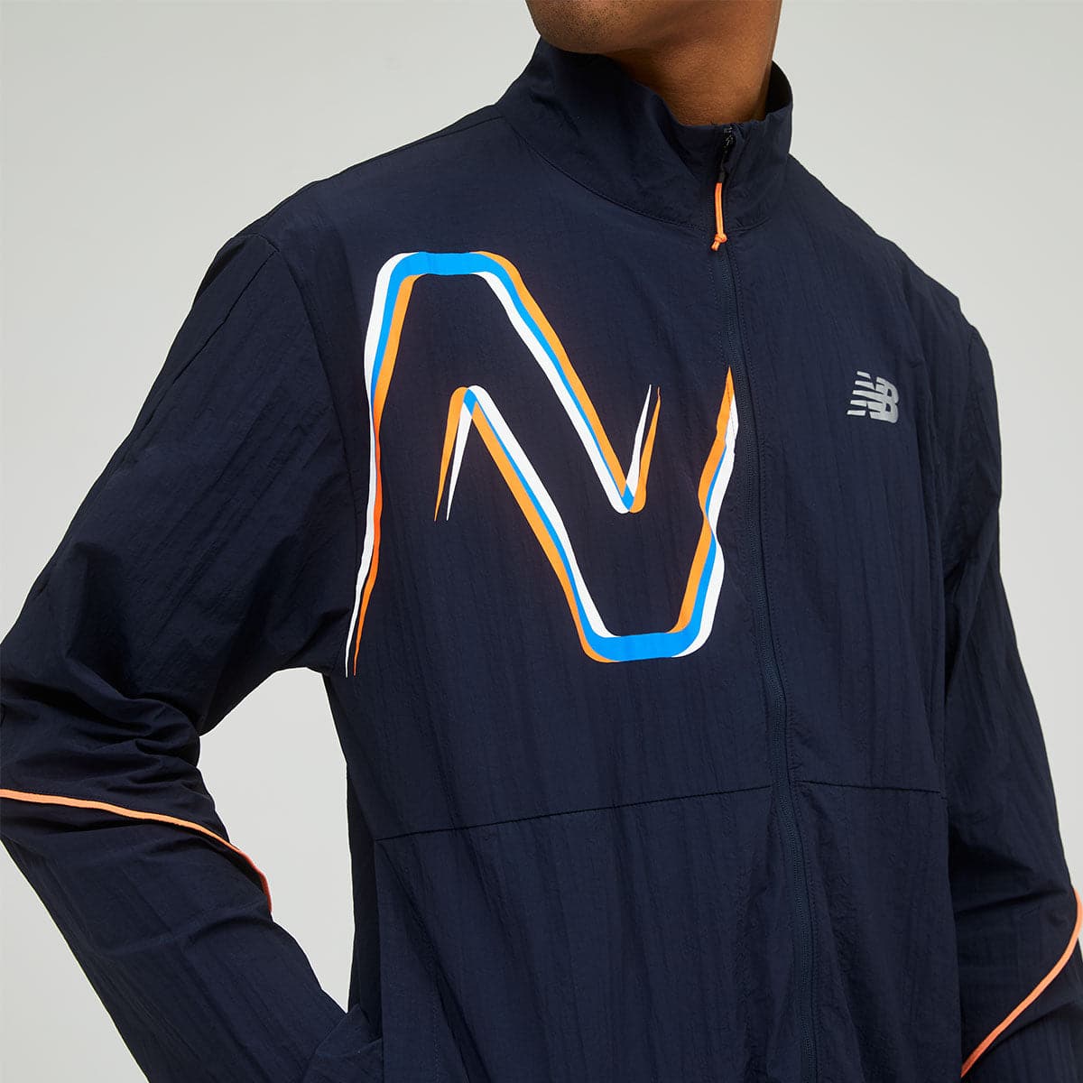 New Balance Impact Printed Mens Running Jacket - Image 5