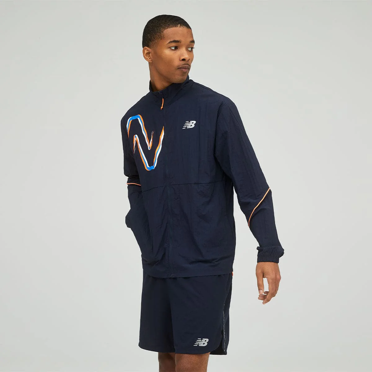 New Balance Impact Printed Mens Running Jacket - Image 7