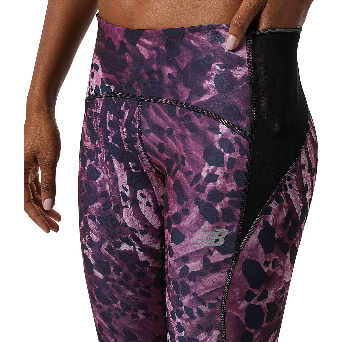 New Balance Printed Impact Womens Running Tight - Image 5