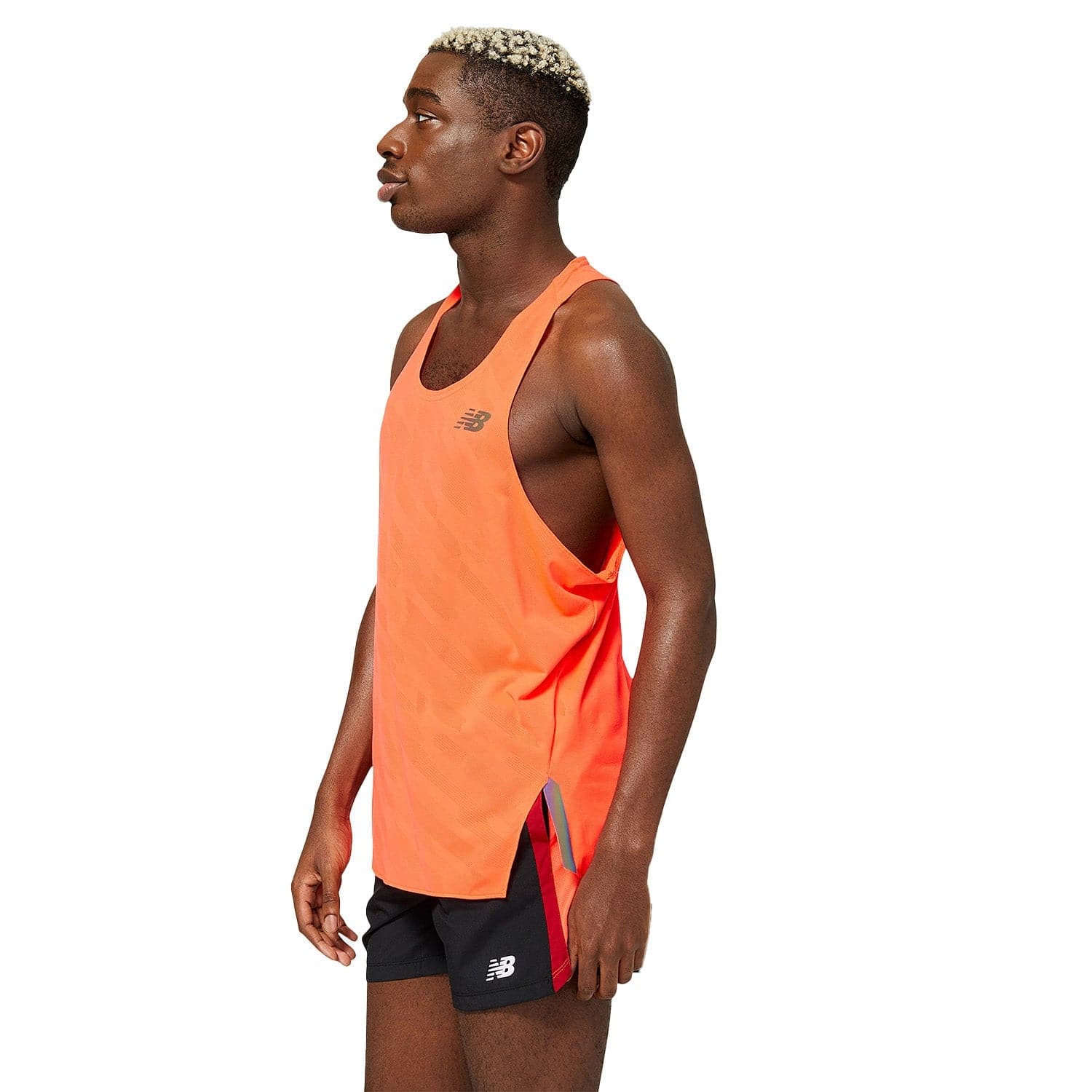 New Balance Q Speed Jacquard Mens Running Singlet - Image 2