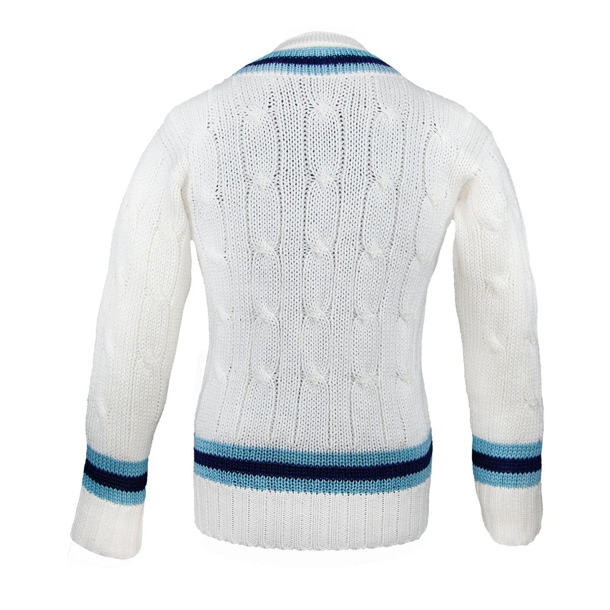 Pure Wool Long Sleeve Cricket Sweater - Image 6