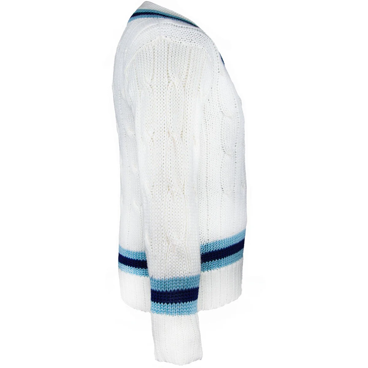 Pure Wool Long Sleeve Cricket Sweater - Image 7
