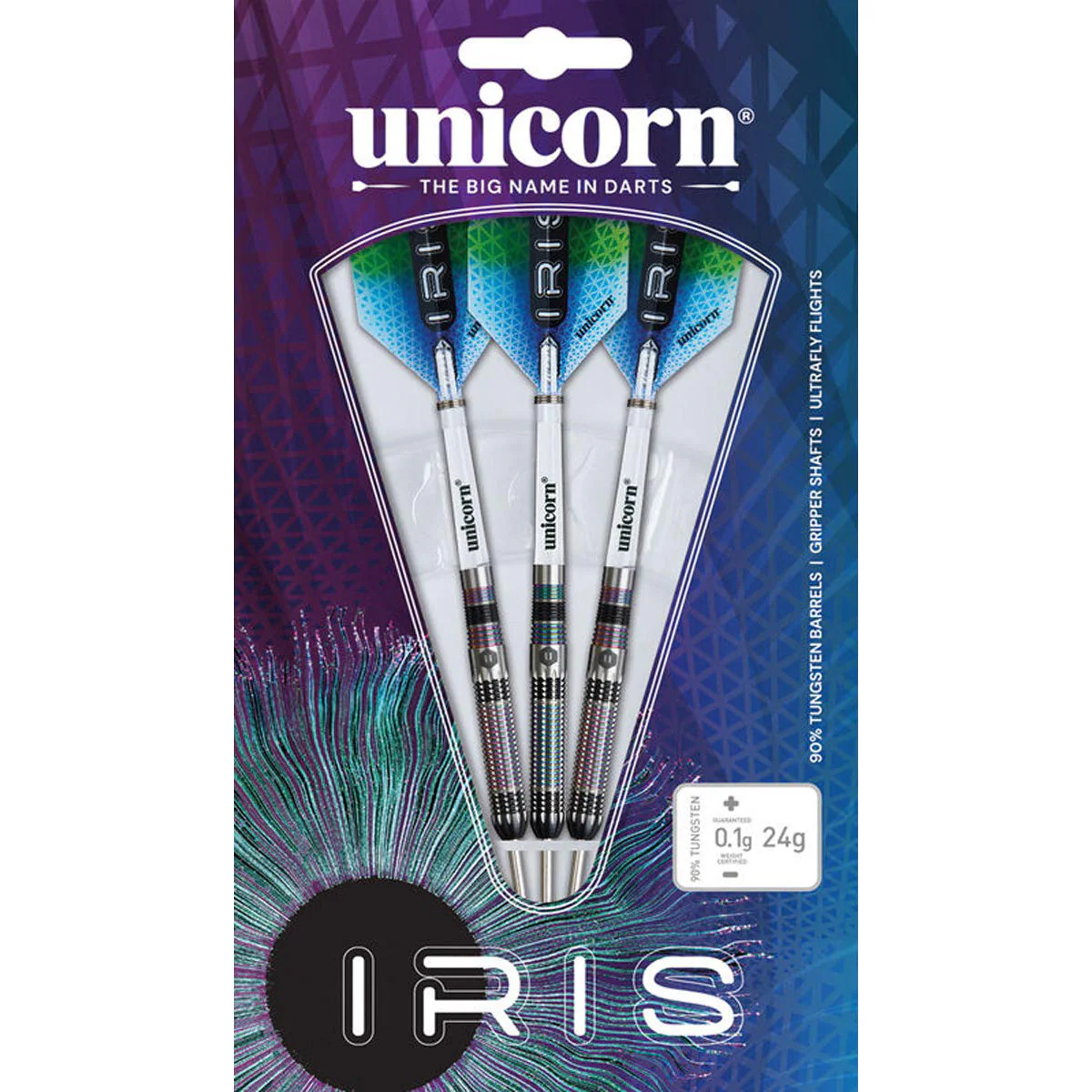 Unicorn Iris 90% Tungsten Steel Tip Darts - Image 8