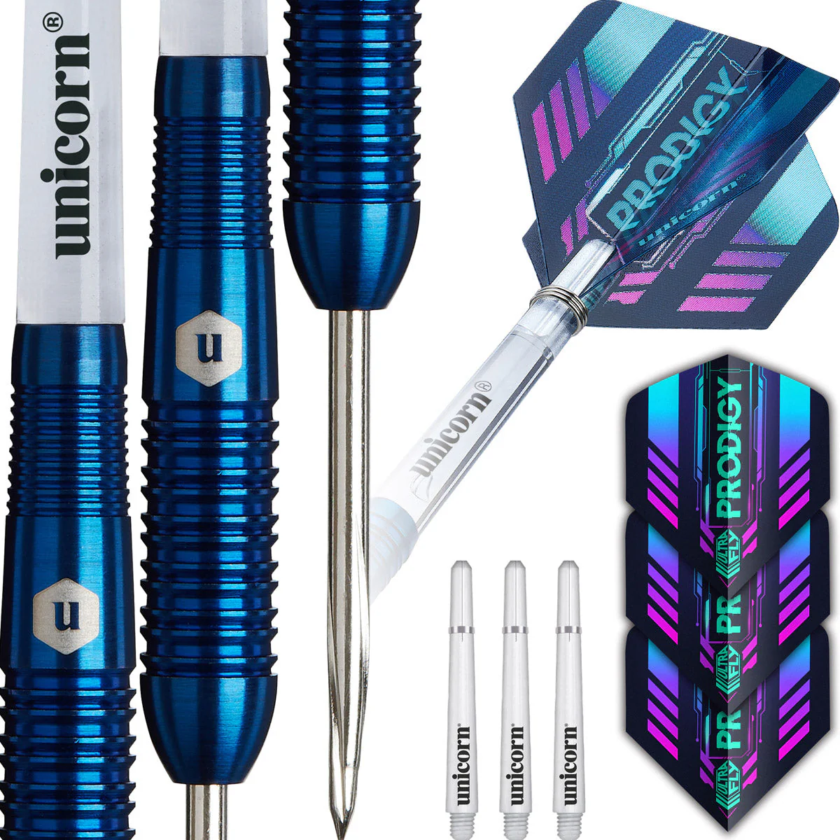 Unicorn Prodigy S2 95% Tungsten Steel Tip Darts - Image 2