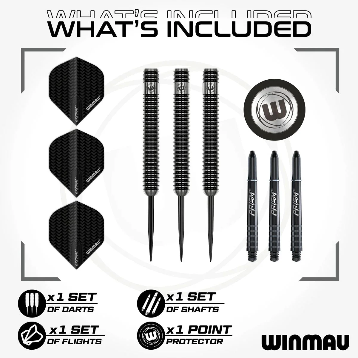 Winmau Blackout 1 Steel Tip Darts - Image 3