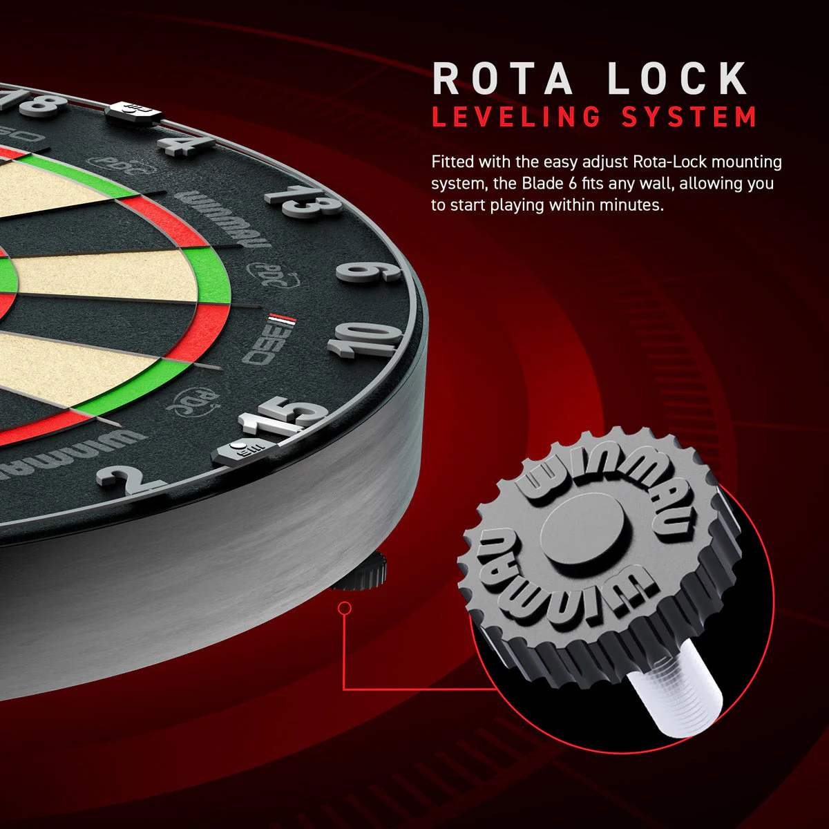 Winmau Blade 360 Dartboard - Image 8