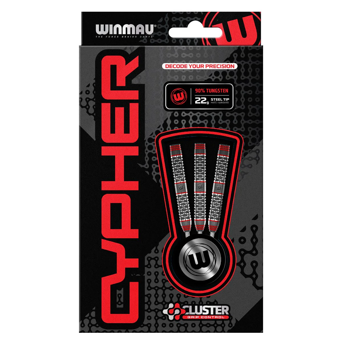 Winmau Cypher 90% Tungsten Steel Tip Darts - Image 8