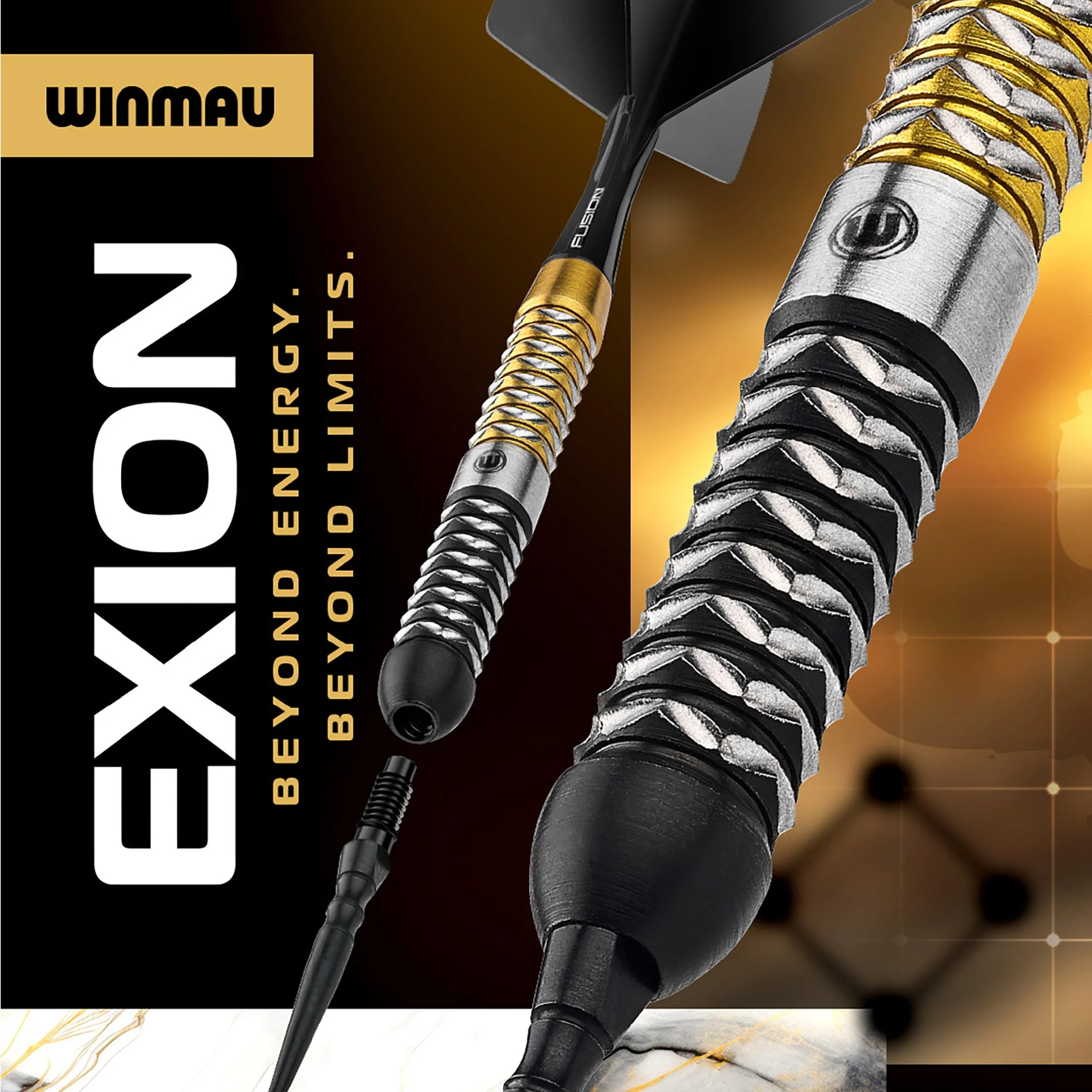 Winmau Exion Parallel Steel Tip Darts - Image 3