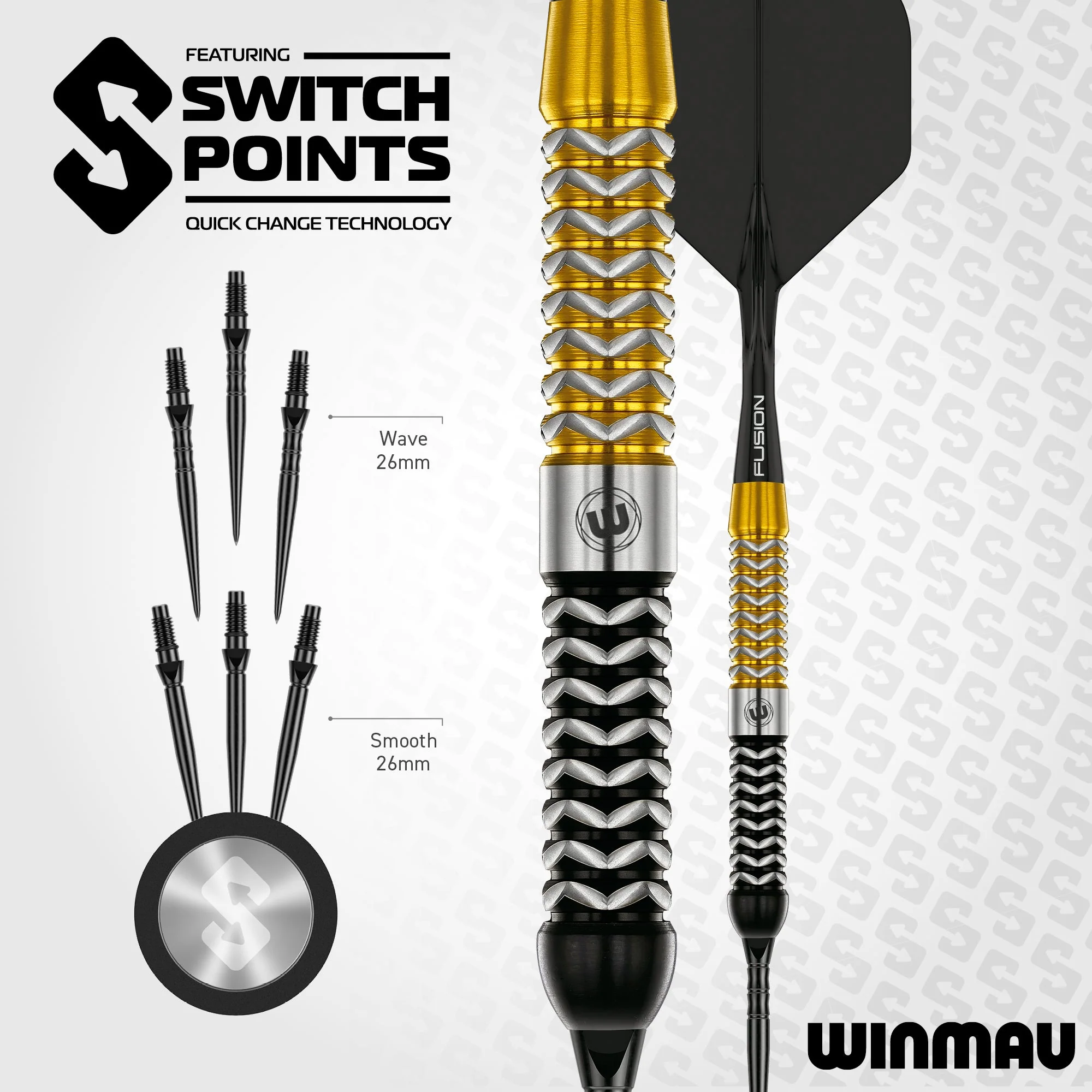 Winmau Exion Parallel Steel Tip Darts - Image 8