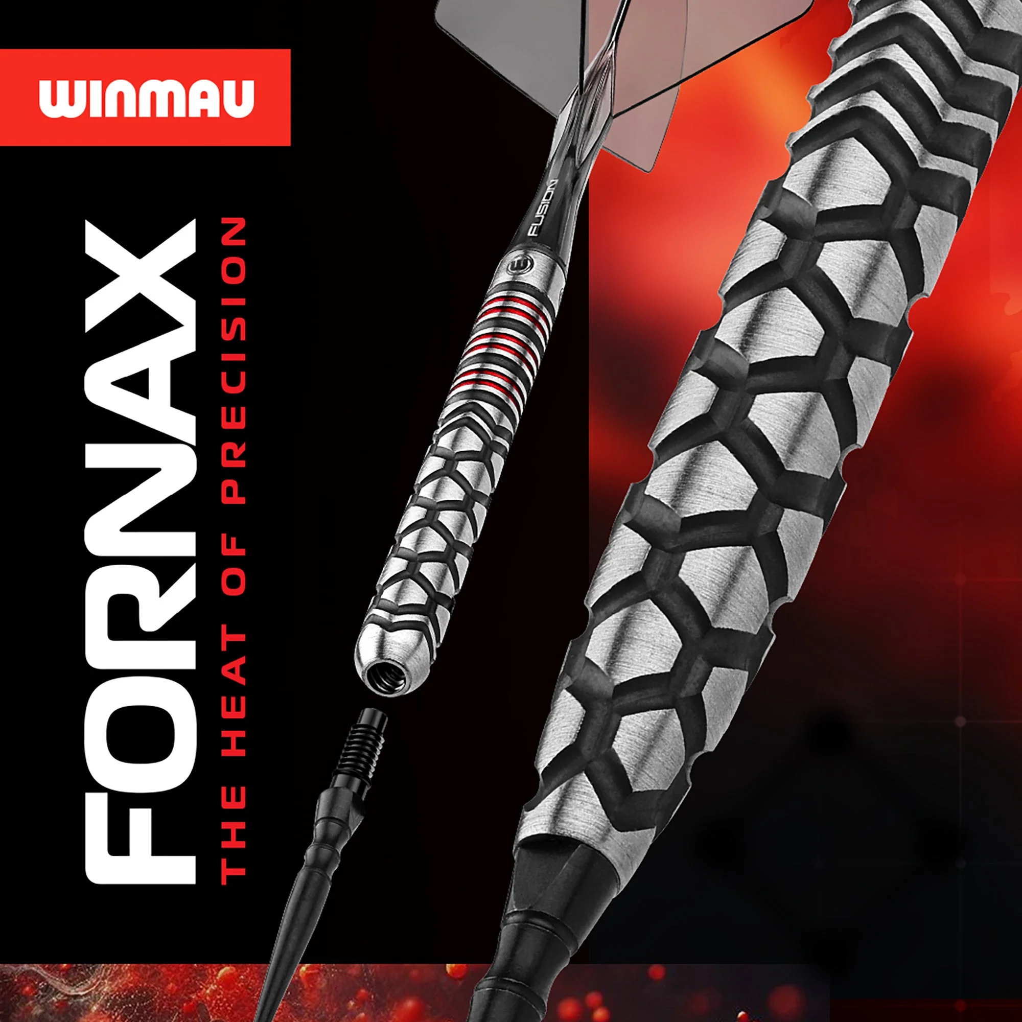 Winmau Fornax Parallel Steel Tip Darts - Image 3