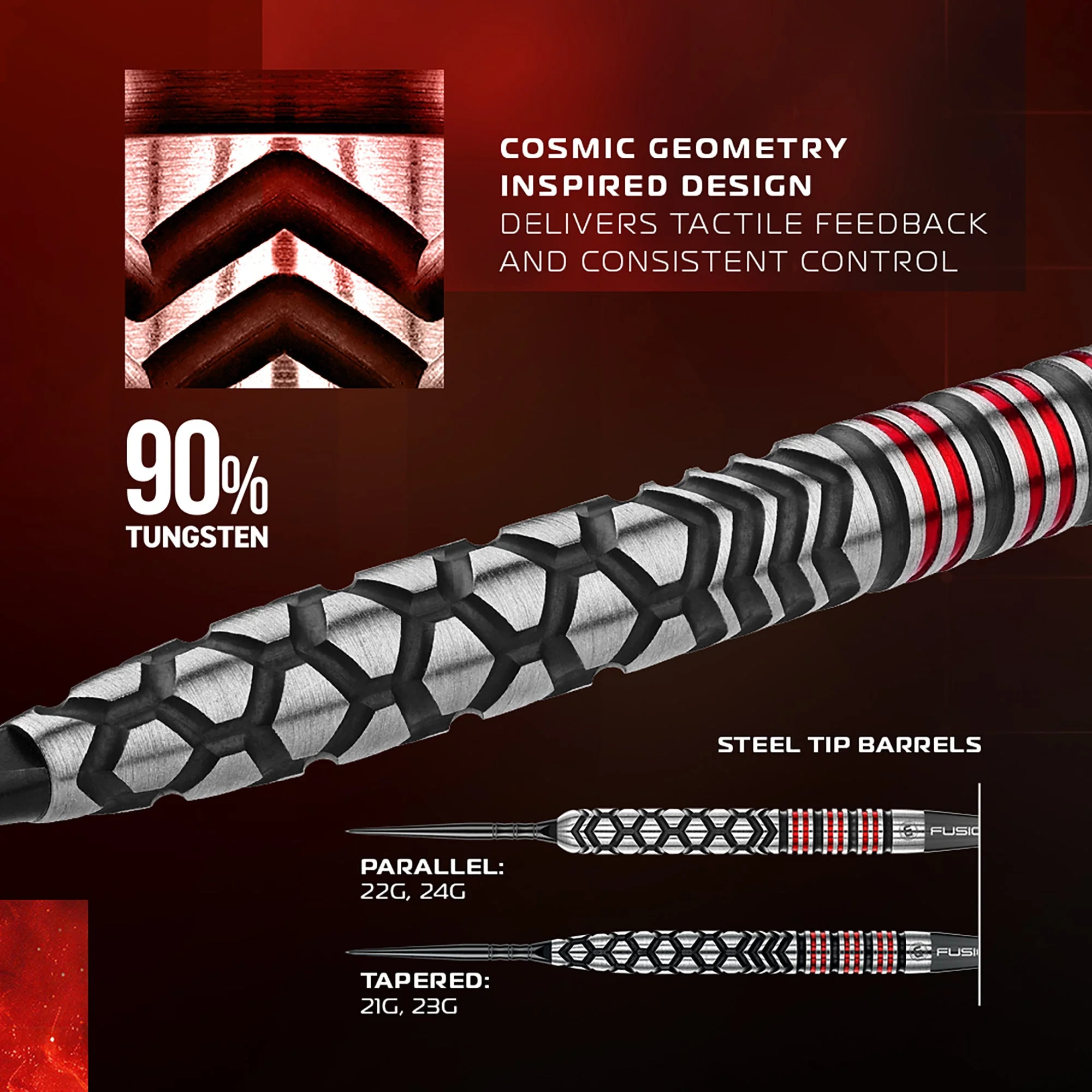 Winmau Fornax Parallel Steel Tip Darts - Image 5