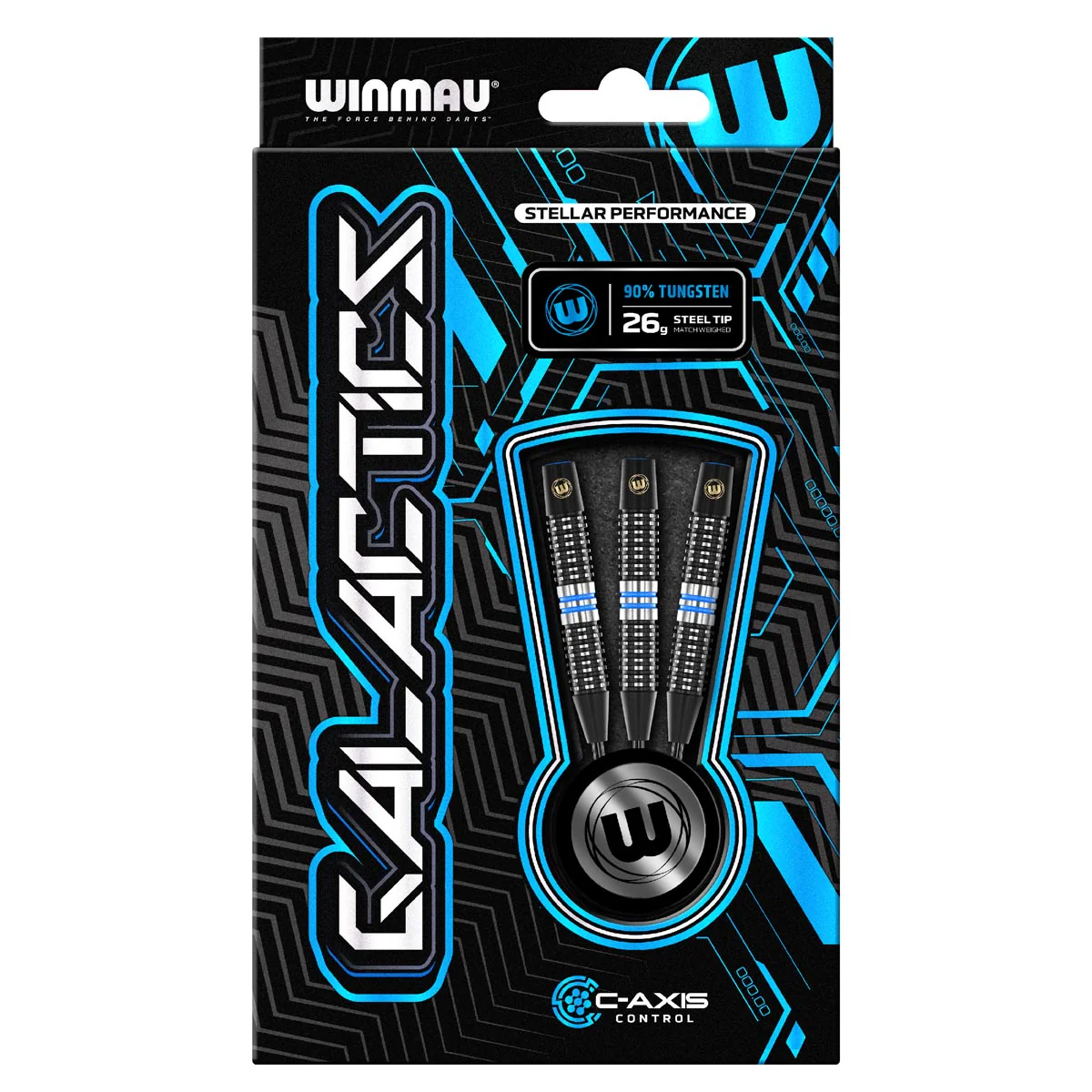Winmau Galactics 90% Tungsten Steel Tip Darts - Image 3