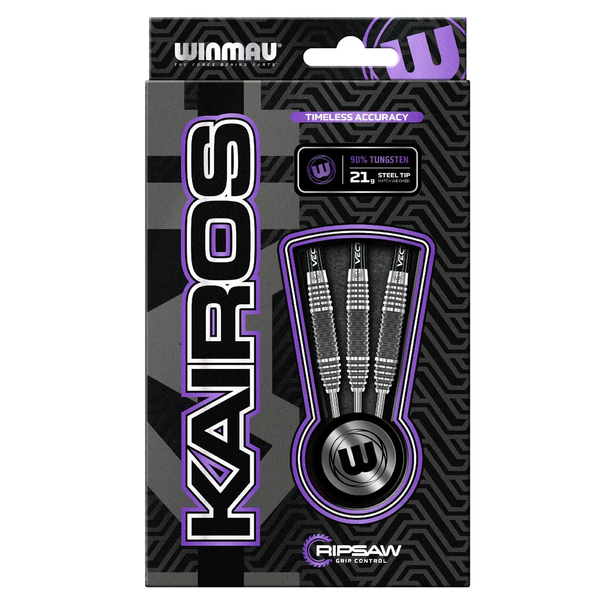 Winmau Kairos 90% Tungsten Steel Tip Darts - Image 5