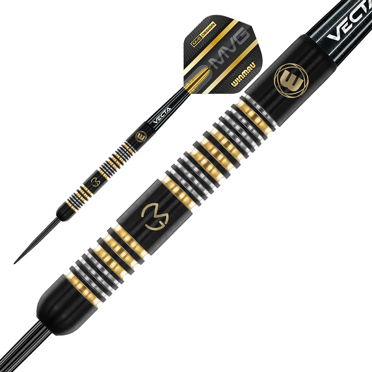 Winmau MVG Trilogy Steel Tip Darts - Image 3