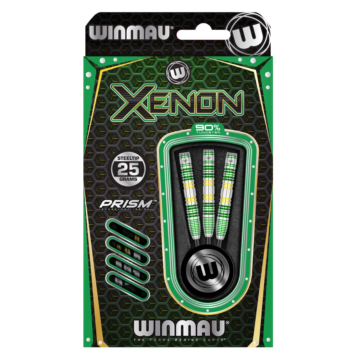 Winmau Xenon 90% Tungsten Steel Tip Darts - Image 3